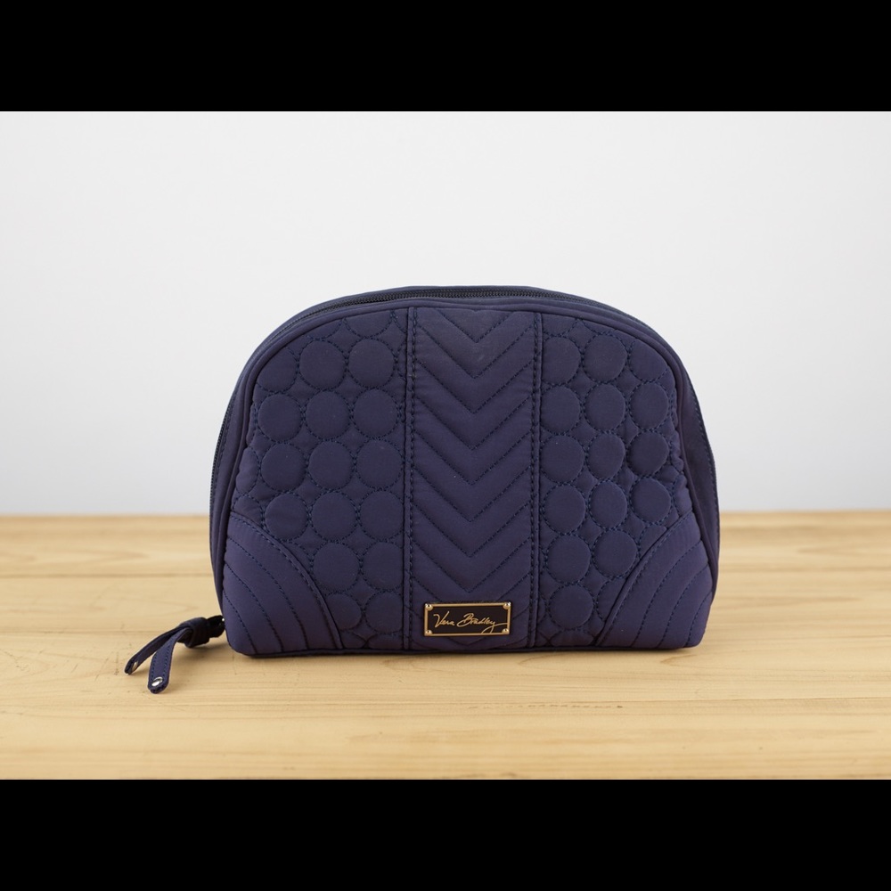 Vera Bradley navy blue Cosmetic case